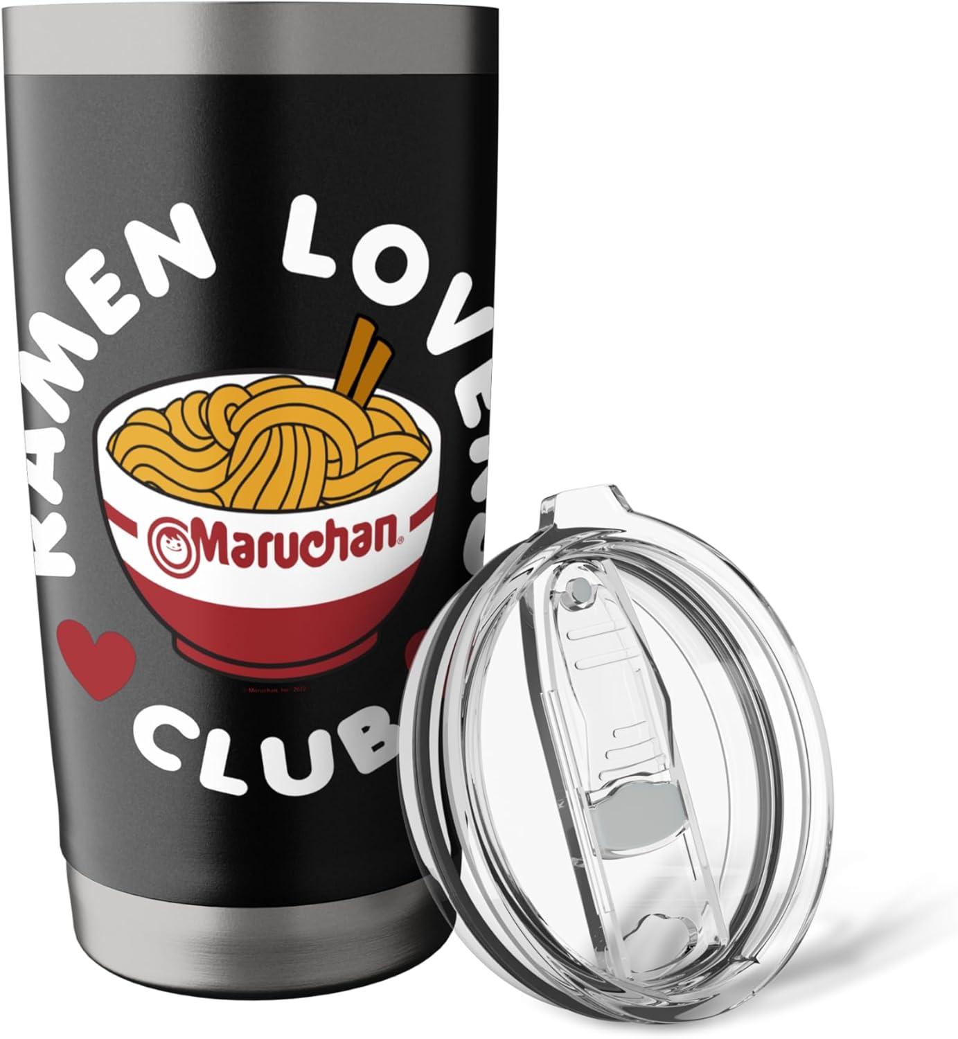 image:imageMaruchan Instant Lunch Ramen Lovers Club Cute Logo Stainless Steel Insulated TumblerBlack