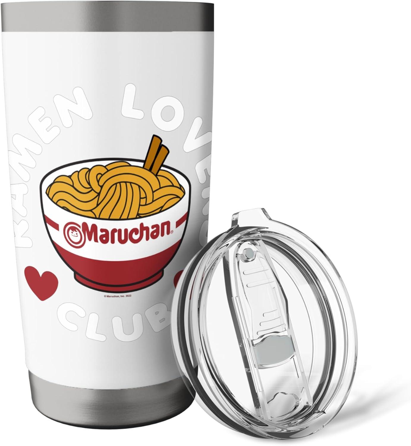 image:imageMaruchan Instant Lunch Ramen Lovers Club Cute Logo Stainless Steel Insulated TumblerWhite