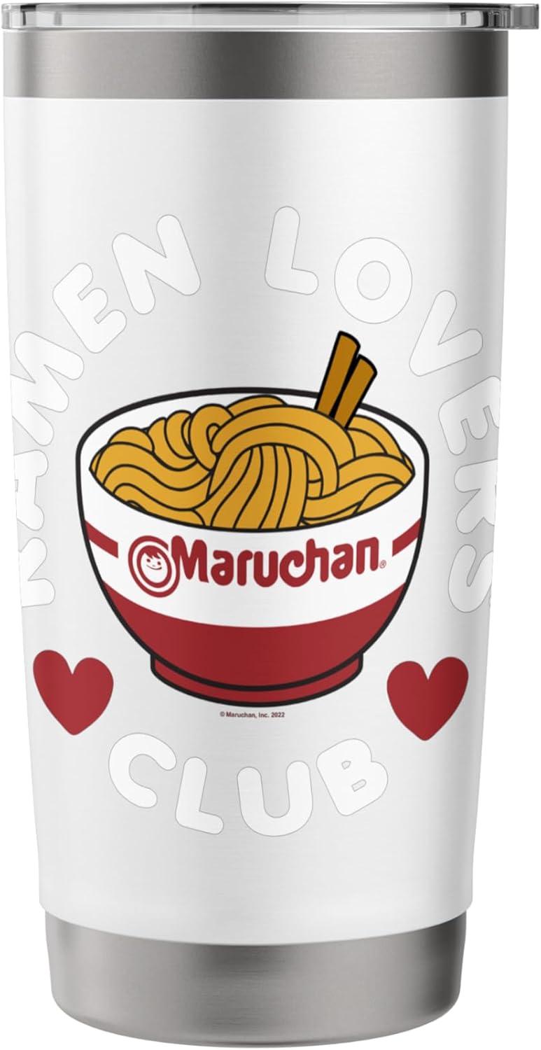 image:imageMaruchan Instant Lunch Ramen Lovers Club Cute Logo Stainless Steel Insulated TumblerWhite
