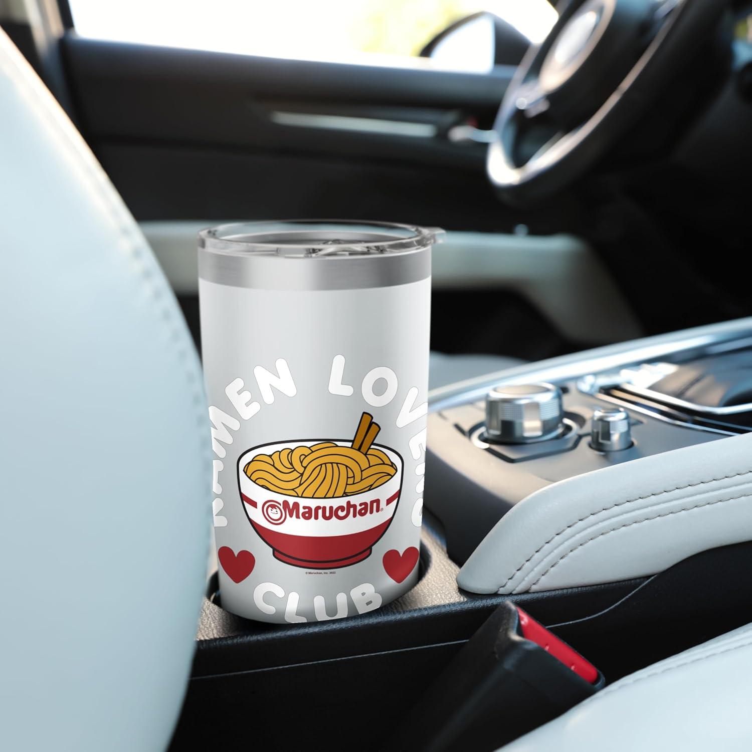 image:imageMaruchan Instant Lunch Ramen Lovers Club Cute Logo Stainless Steel Insulated TumblerWhite