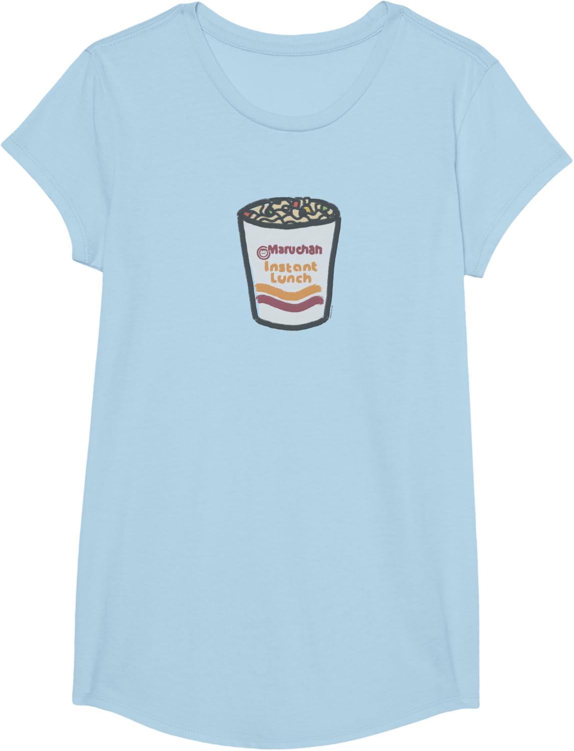 image:imageMaruchan Instant Lunch Ramen Noodle Doodle TShirtBaby Blue