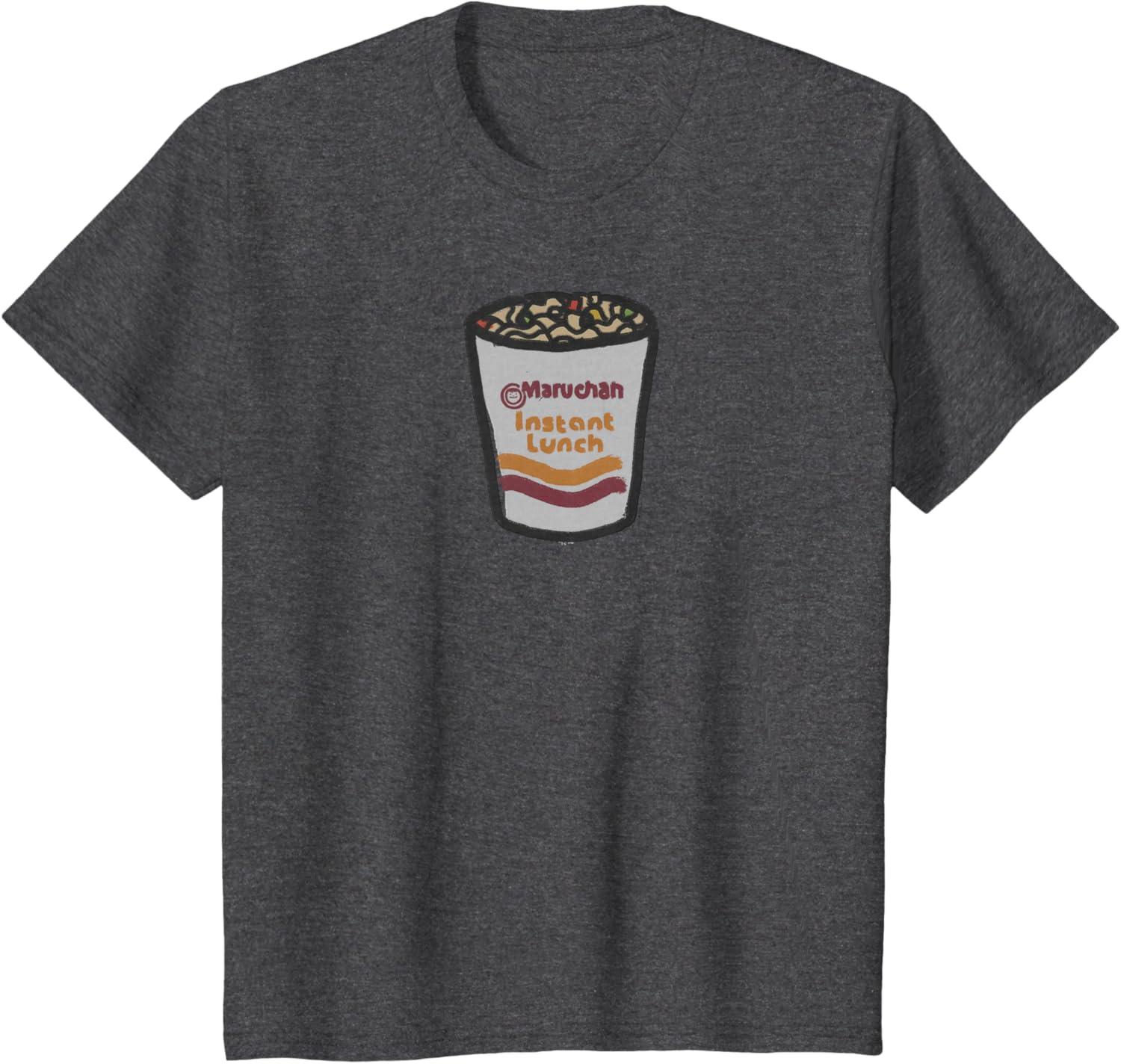 image:imageMaruchan Instant Lunch Ramen Noodle Doodle TShirtDark Heather Grey