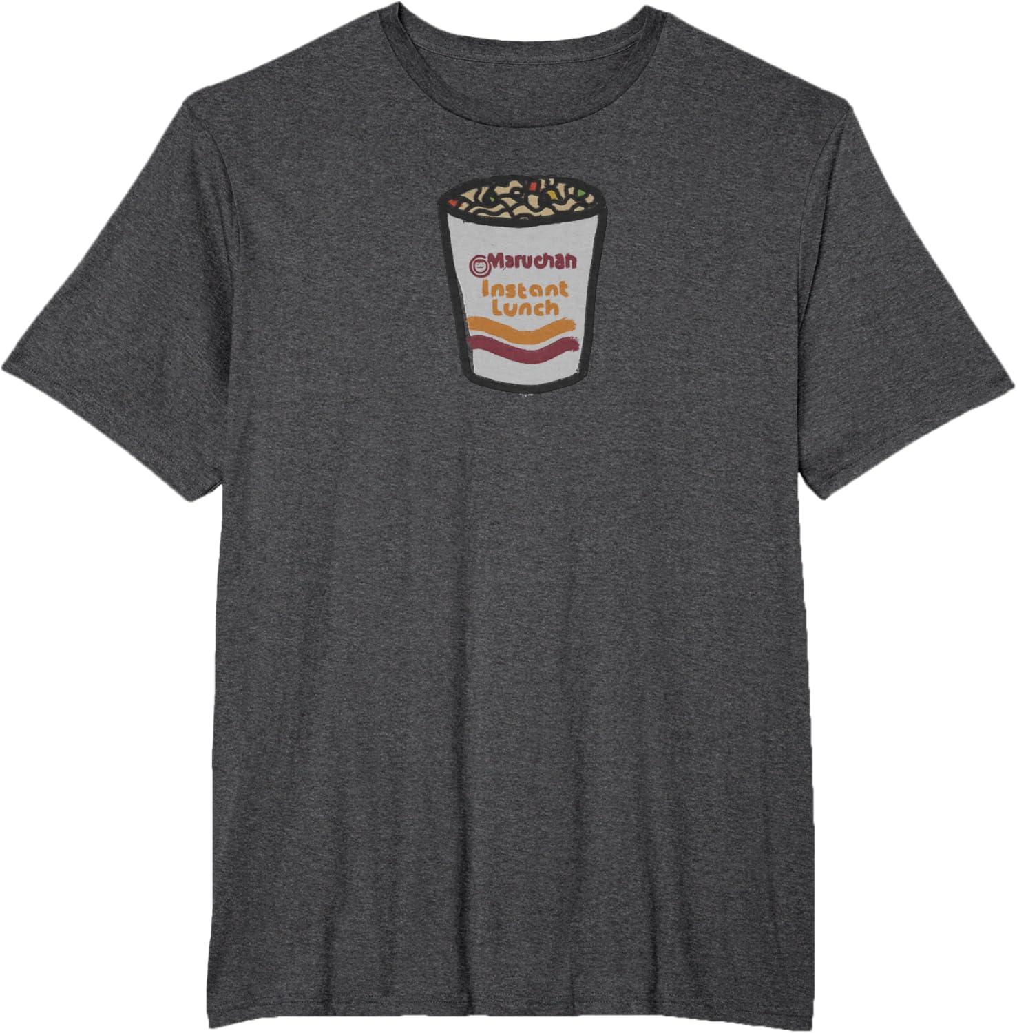 image:imageMaruchan Instant Lunch Ramen Noodle Doodle TShirtDark Heather Grey