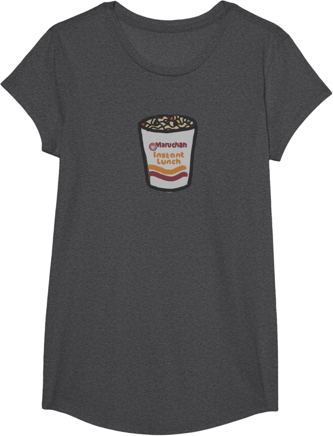 image:imageMaruchan Instant Lunch Ramen Noodle Doodle TShirtDark Heather Grey
