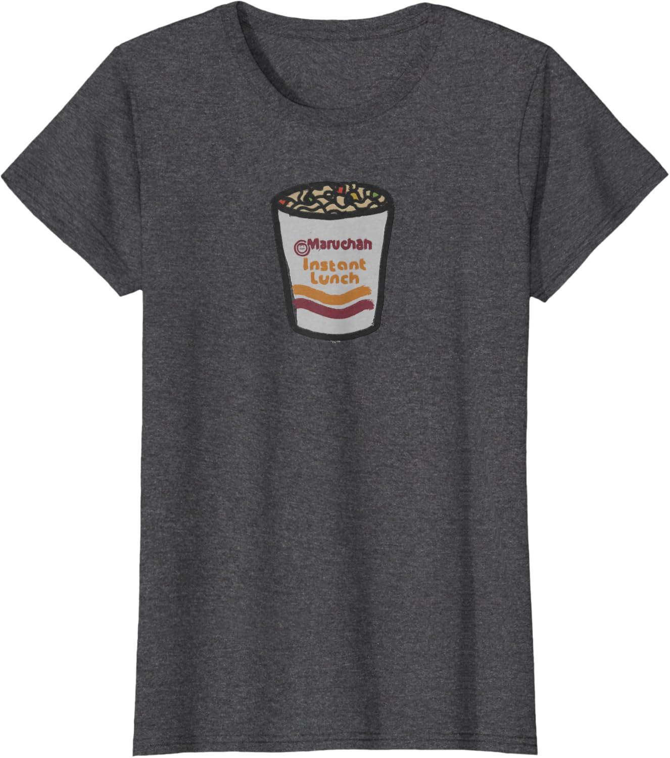 image:imageMaruchan Instant Lunch Ramen Noodle Doodle TShirtDark Heather Grey