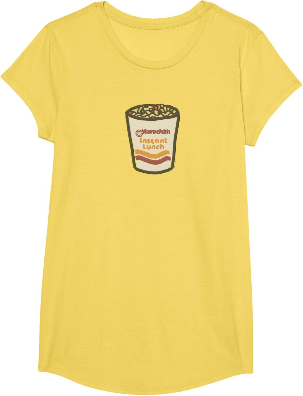 image:imageMaruchan Instant Lunch Ramen Noodle Doodle TShirtLemon Yellow