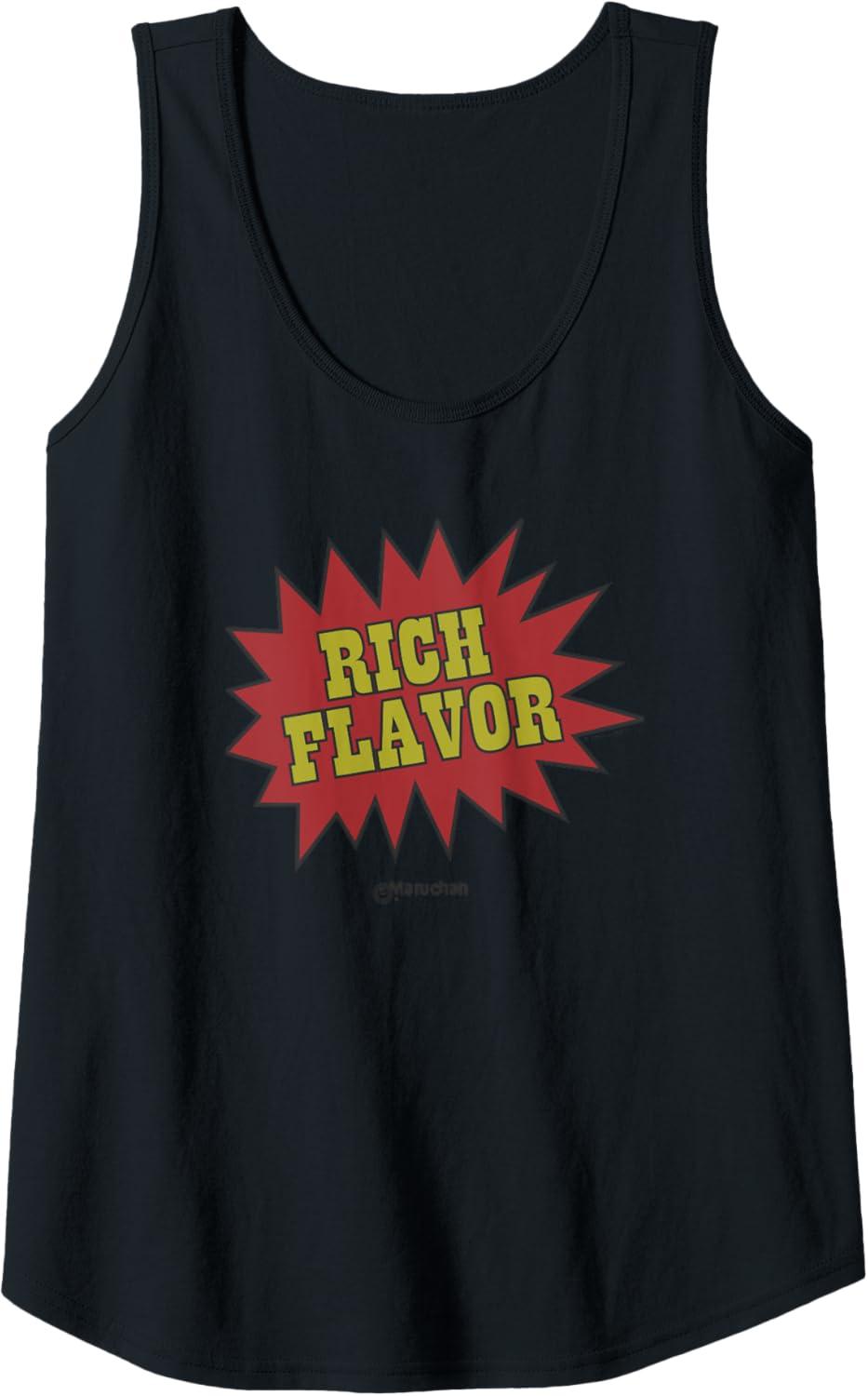 image:imageMaruchan Instant Lunch Rich Flavor Comic Onomatopoeia Tank TopBlack