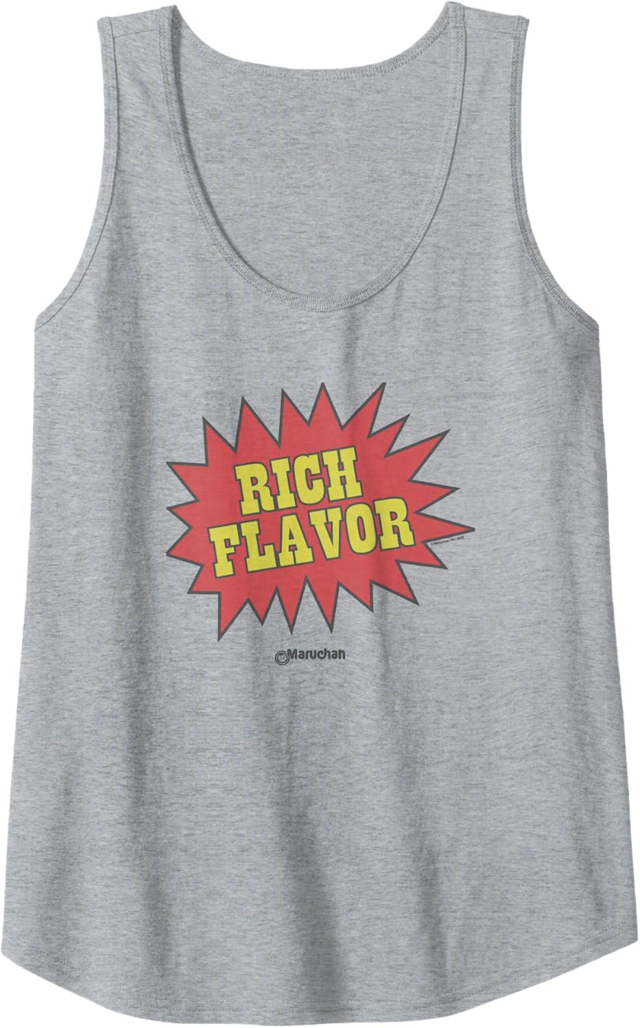 image:imageMaruchan Instant Lunch Rich Flavor Comic Onomatopoeia Tank TopHeather Grey