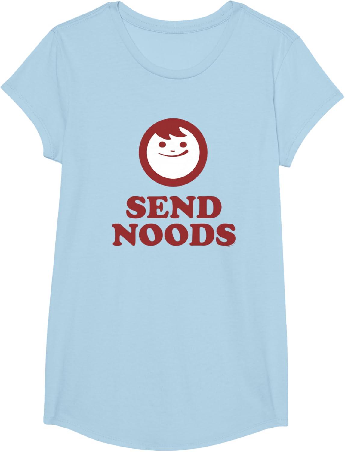 image:imageMaruchan Instant Lunch Send Noods Happy Face Logo TShirtBaby Blue