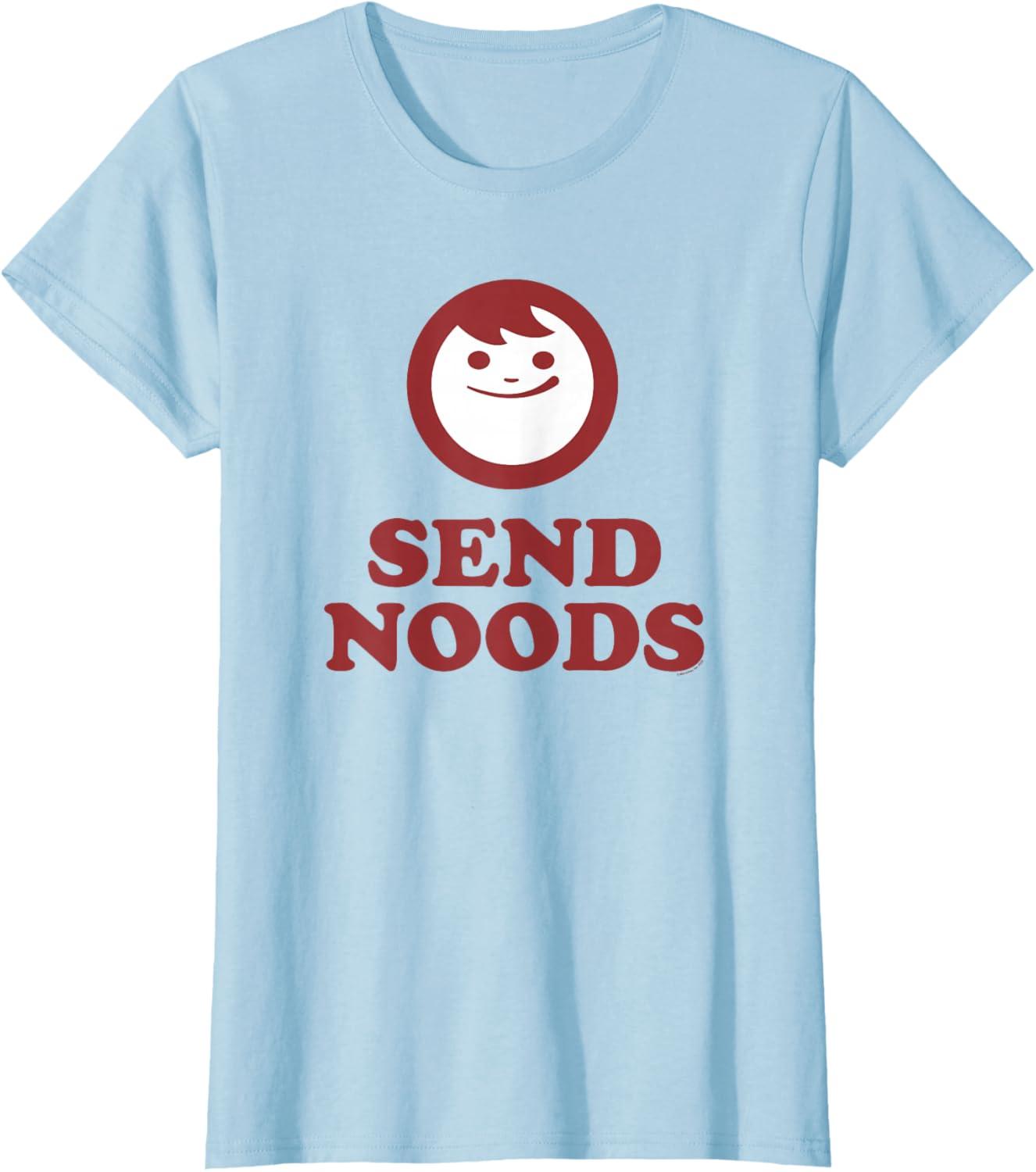 image:imageMaruchan Instant Lunch Send Noods Happy Face Logo TShirtBaby Blue