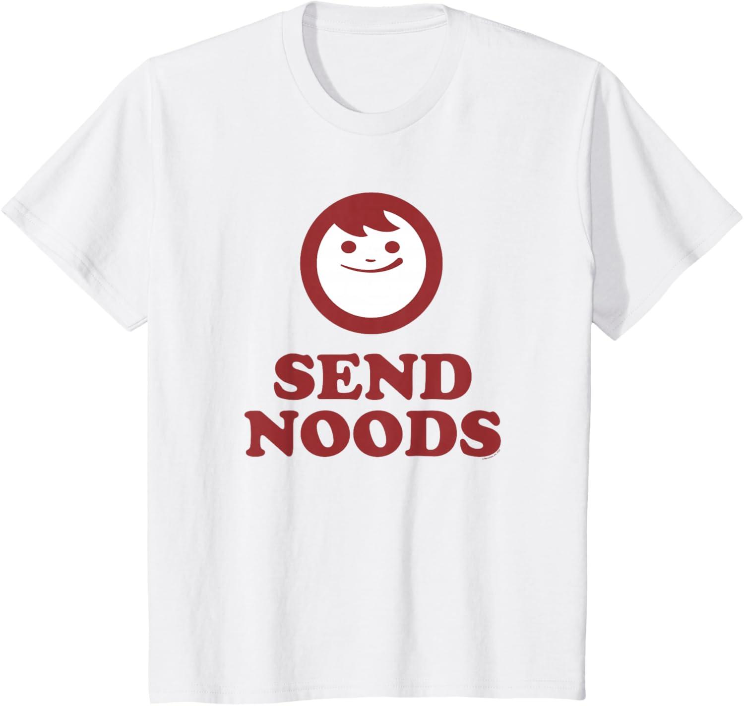 image:imageMaruchan Instant Lunch Send Noods Happy Face Logo TShirtWhite