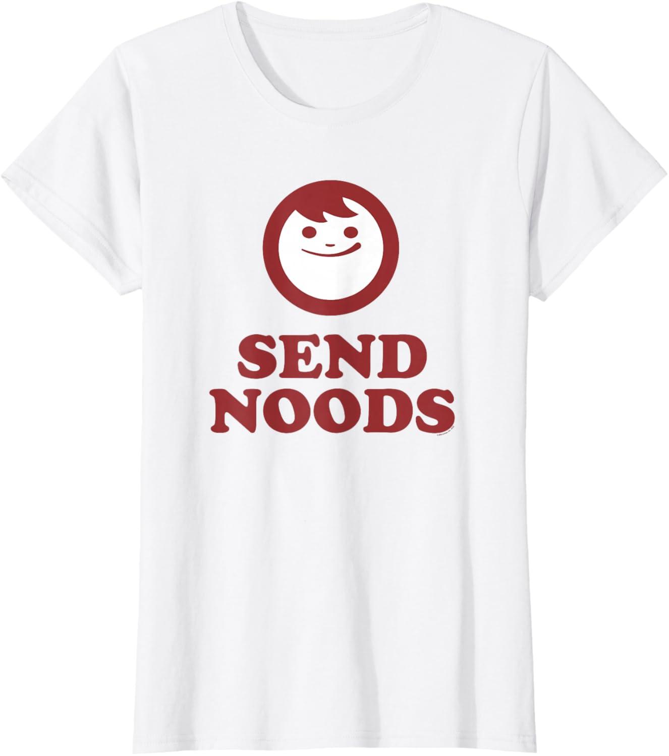 image:imageMaruchan Instant Lunch Send Noods Happy Face Logo TShirtWhite