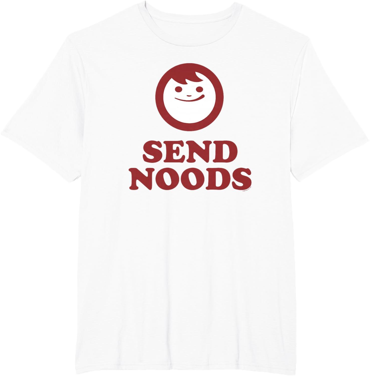 image:imageMaruchan Instant Lunch Send Noods Happy Face Logo TShirtWhite
