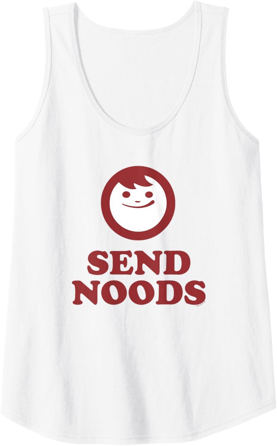 image:imageMaruchan Instant Lunch Send Noods Happy Face Logo Tank TopWhite