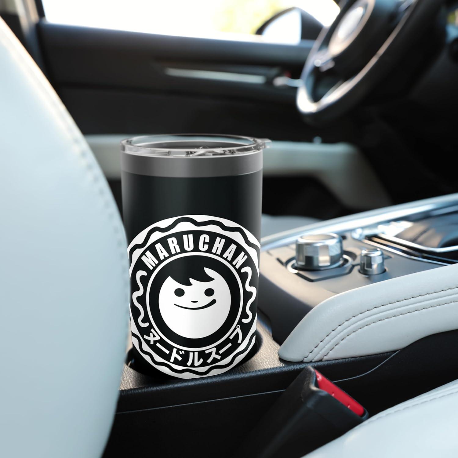 image:imageMaruchan Instant Lunch Soup Circular Official Logo Stainless Steel Insulated TumblerBlack