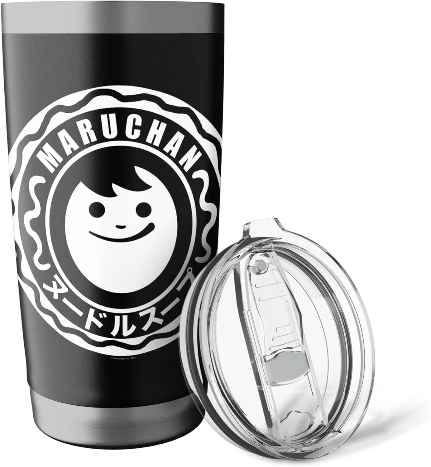 image:imageMaruchan Instant Lunch Soup Circular Official Logo Stainless Steel Insulated TumblerBlack