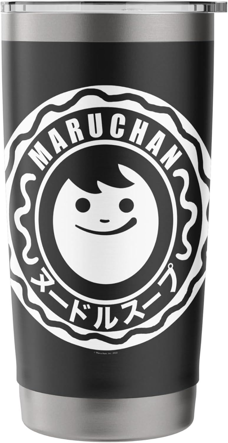image:imageMaruchan Instant Lunch Soup Circular Official Logo Stainless Steel Insulated TumblerBlack