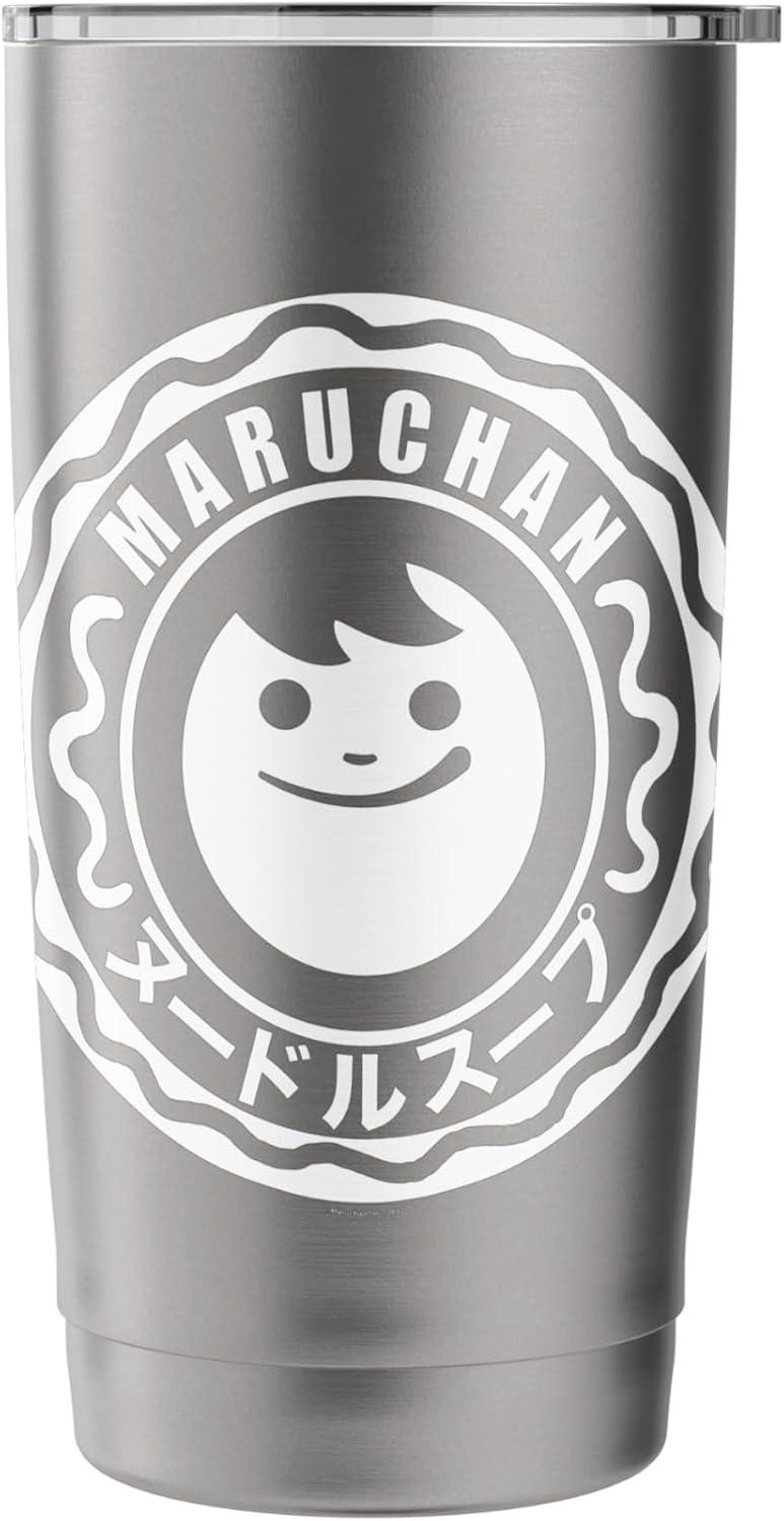 image:imageMaruchan Instant Lunch Soup Circular Official Logo Stainless Steel Insulated TumblerBrushed Steel