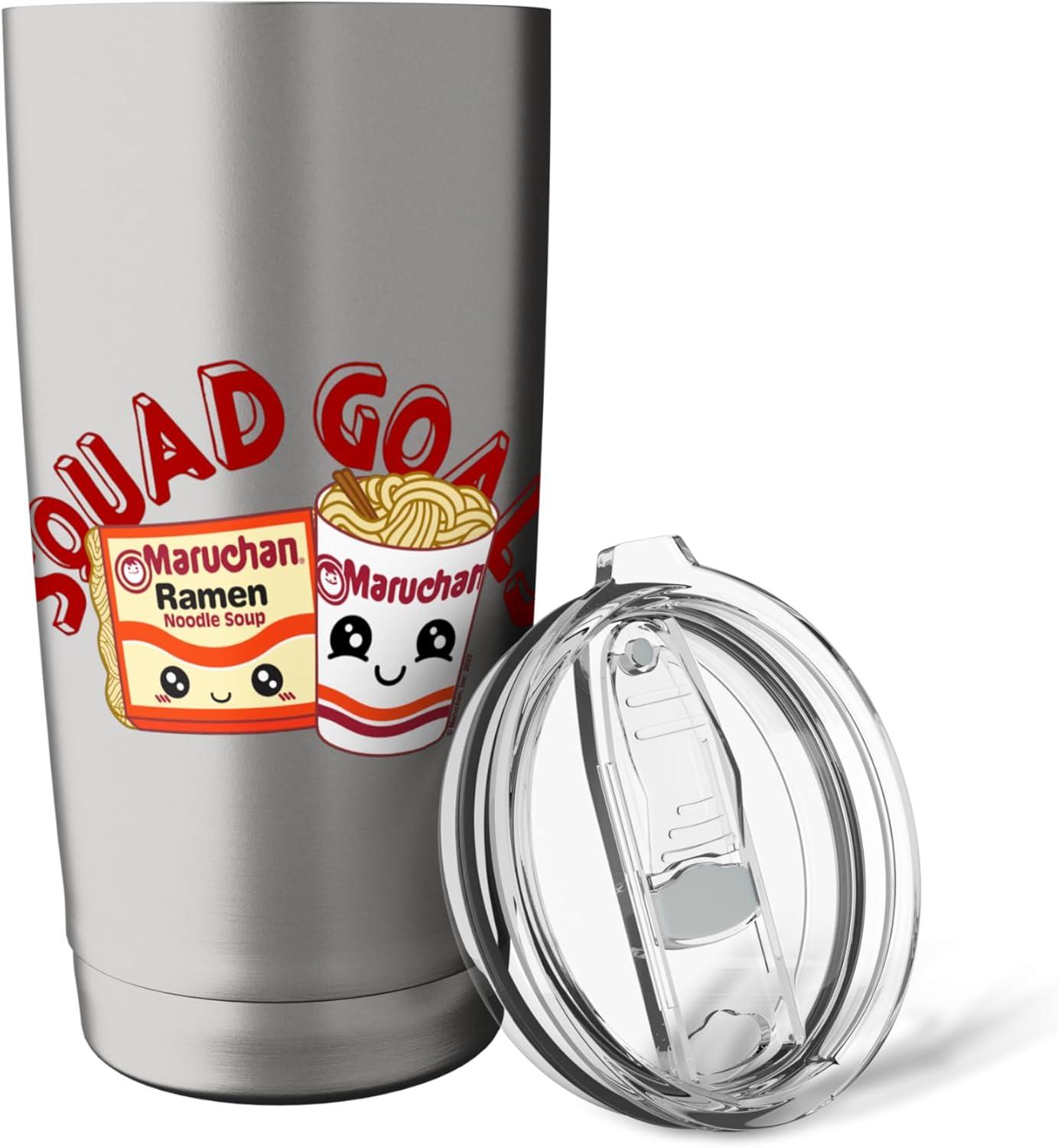 image:imageMaruchan Instant Lunch Squad Goals Noodle Friendship Kawaii Stainless Steel Insulated TumblerBrushed Steel