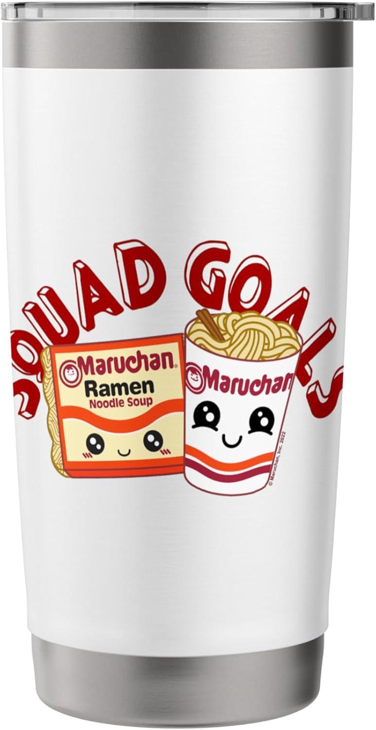 image:imageMaruchan Instant Lunch Squad Goals Noodle Friendship Kawaii Stainless Steel Insulated TumblerWhite