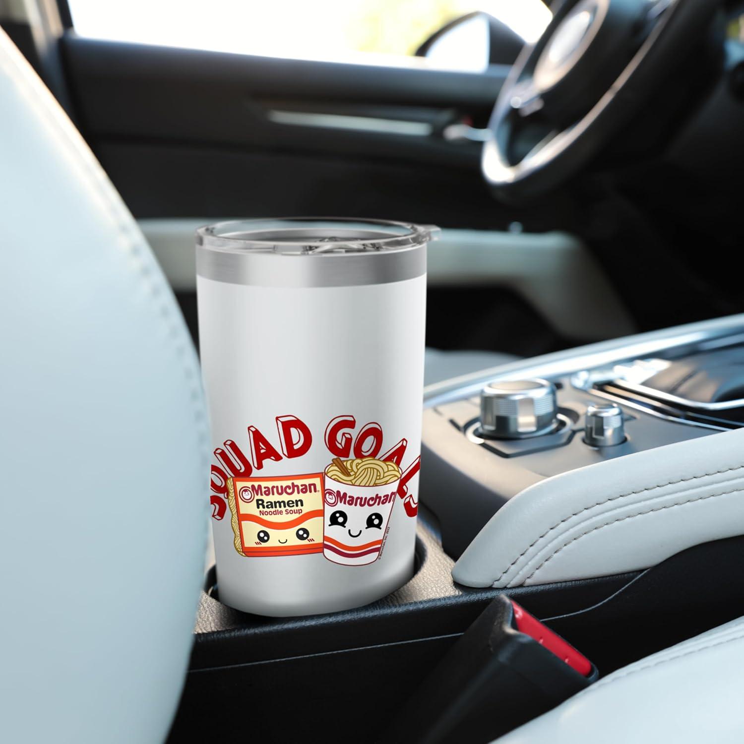 image:imageMaruchan Instant Lunch Squad Goals Noodle Friendship Kawaii Stainless Steel Insulated TumblerWhite
