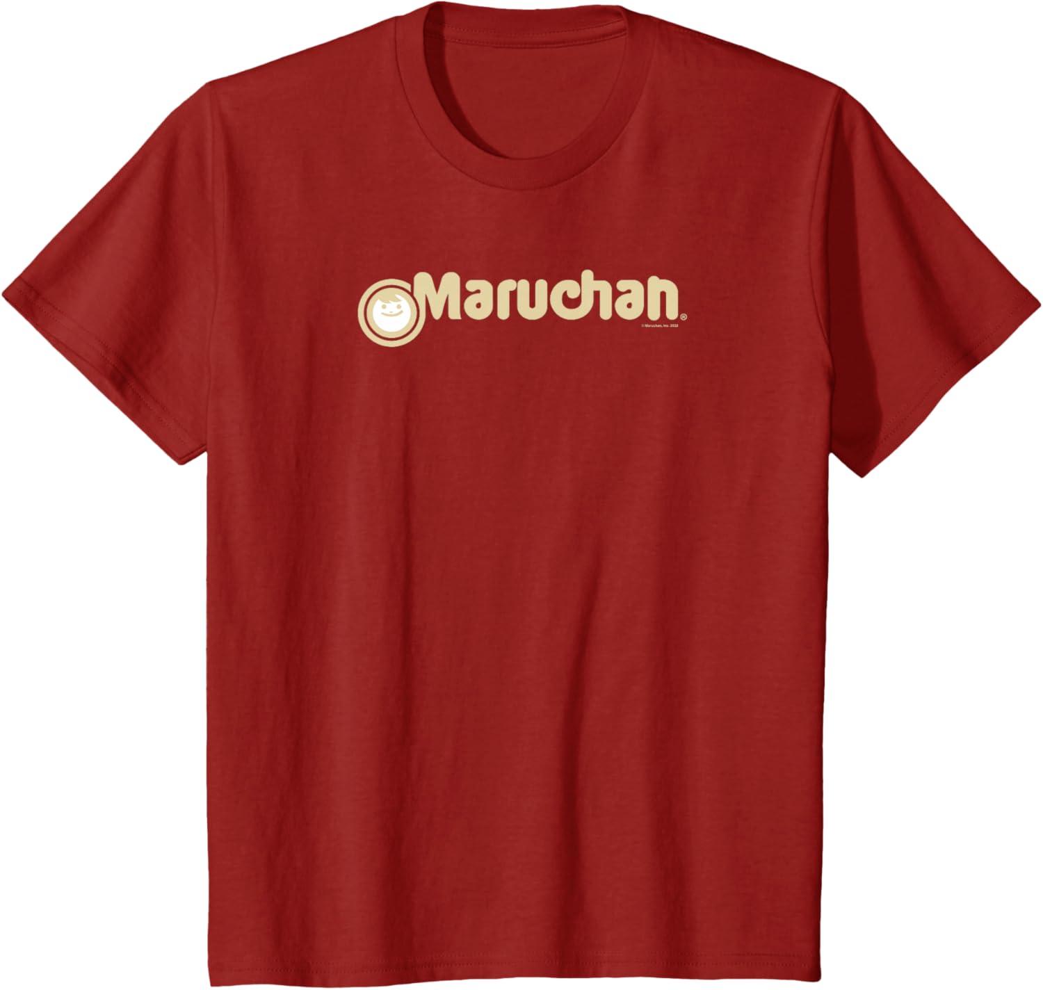 image:imageMaruchan Instant Lunch Vintage Classic Logo TShirtCranberry Red