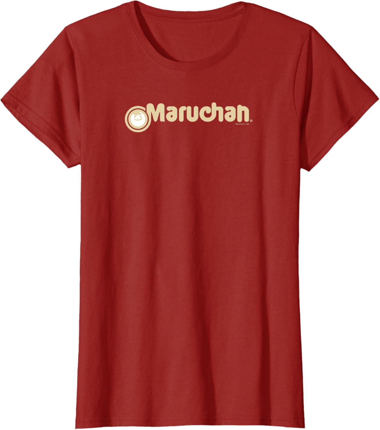 image:imageMaruchan Instant Lunch Vintage Classic Logo TShirtCranberry Red