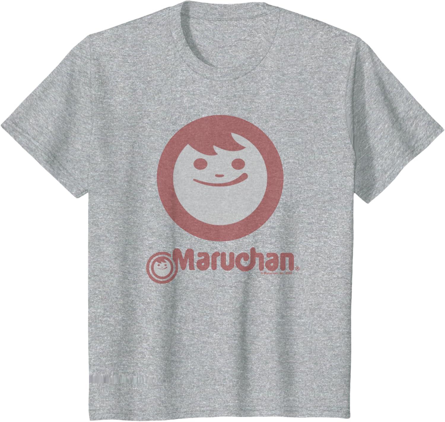 image:imageMaruchan Instant Smile Big Face Logo TShirtHeather Grey