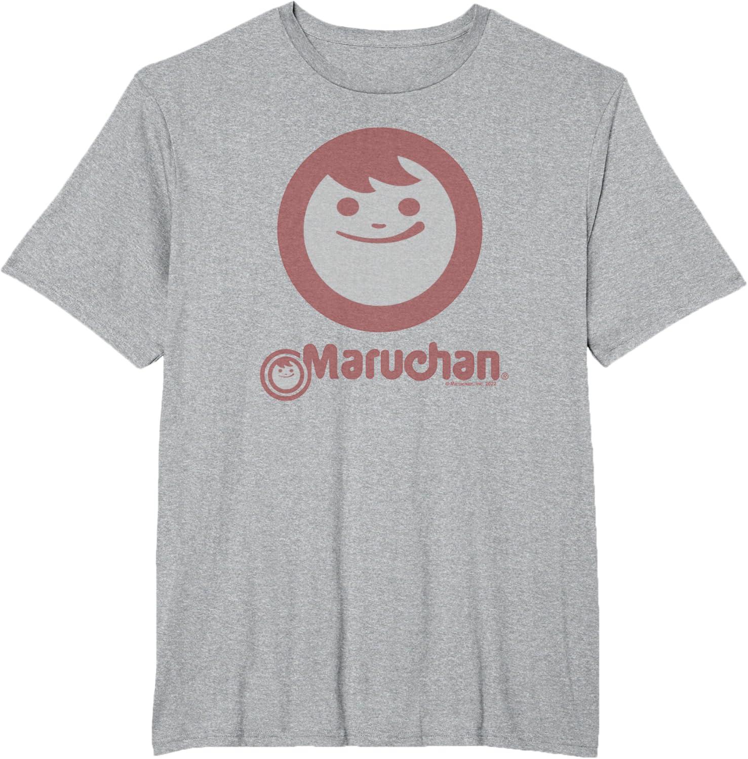image:imageMaruchan Instant Smile Big Face Logo TShirtHeather Grey