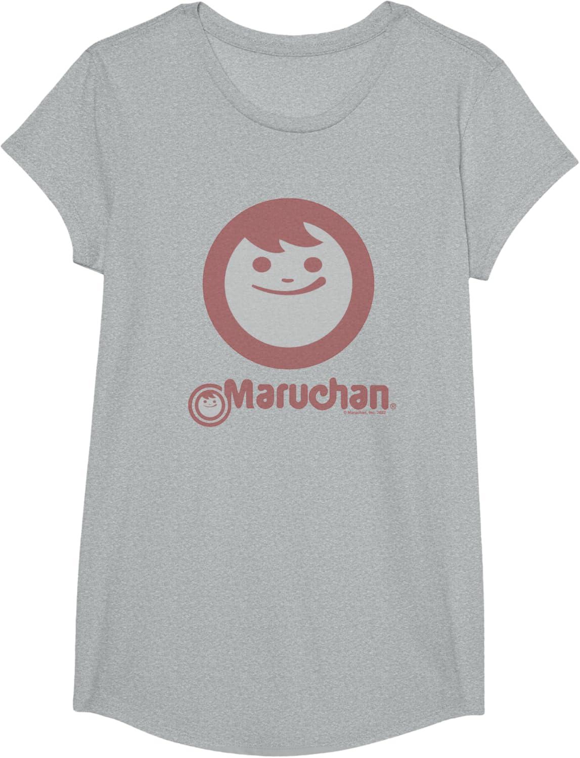 image:imageMaruchan Instant Smile Big Face Logo TShirtHeather Grey
