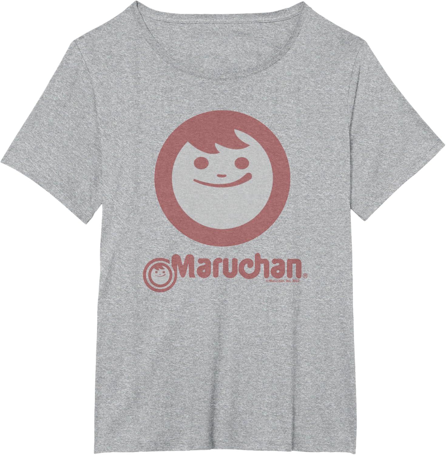 image:imageMaruchan Instant Smile Big Face Logo TShirtHeather Grey