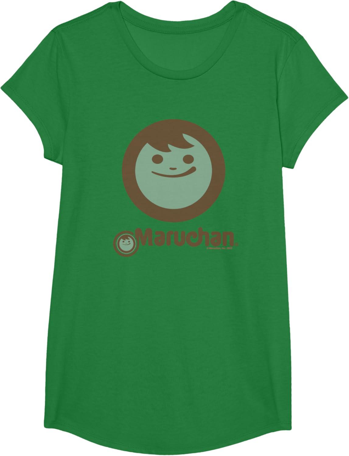 image:imageMaruchan Instant Smile Big Face Logo TShirtKelly Green