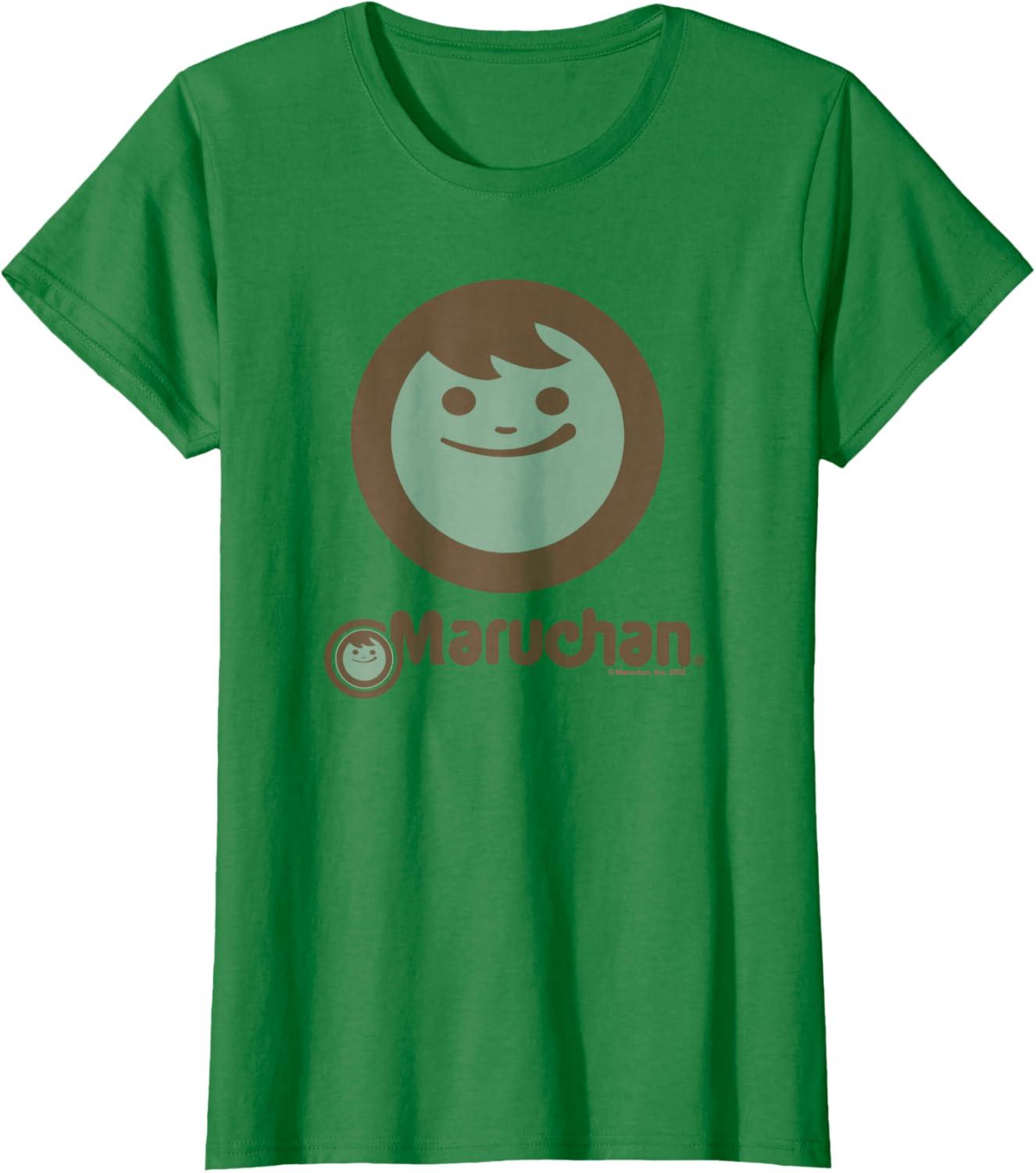 image:imageMaruchan Instant Smile Big Face Logo TShirtKelly Green