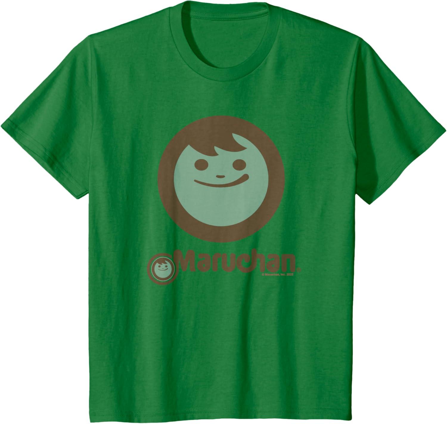 image:imageMaruchan Instant Smile Big Face Logo TShirtKelly Green
