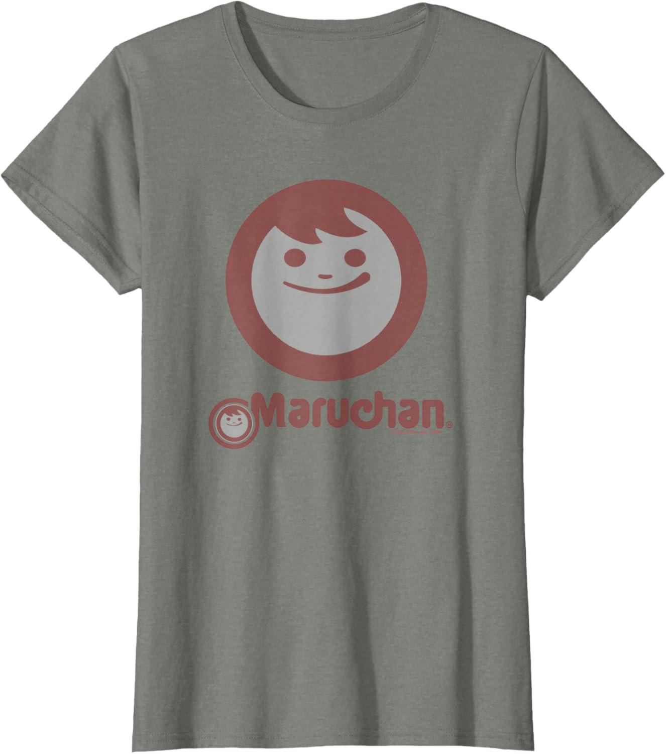 image:imageMaruchan Instant Smile Big Face Logo TShirtOlive Heather