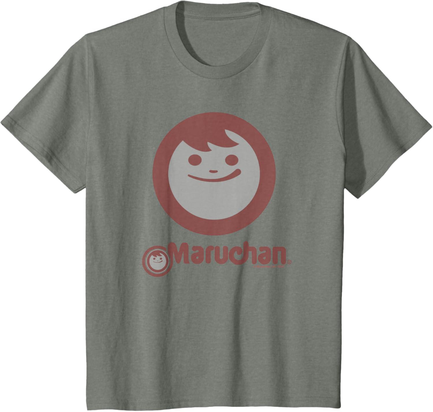 image:imageMaruchan Instant Smile Big Face Logo TShirtOlive Heather