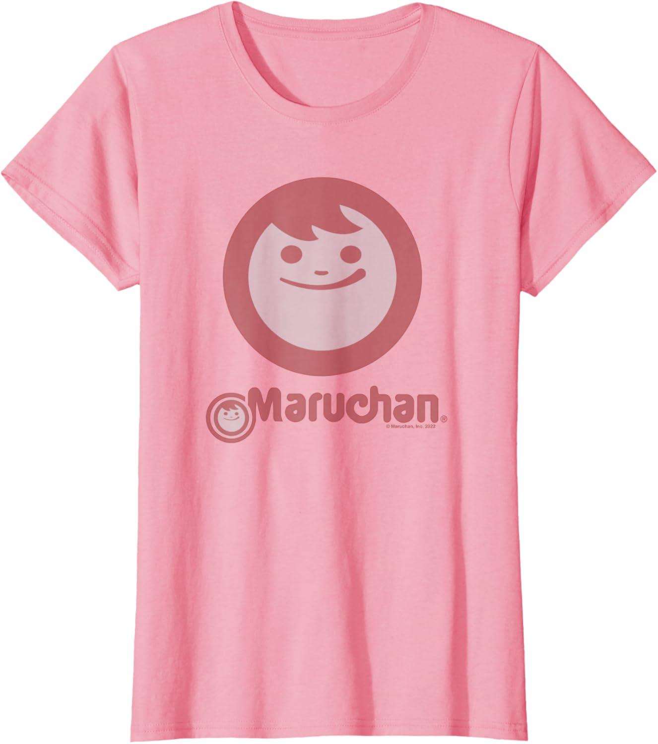 image:imageMaruchan Instant Smile Big Face Logo TShirtPink