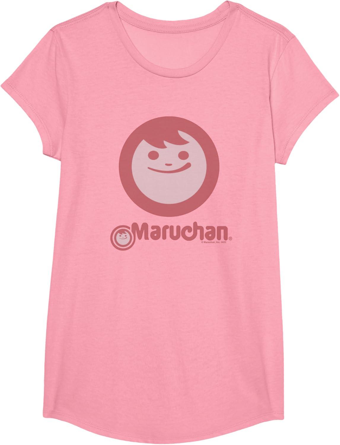 image:imageMaruchan Instant Smile Big Face Logo TShirtPink