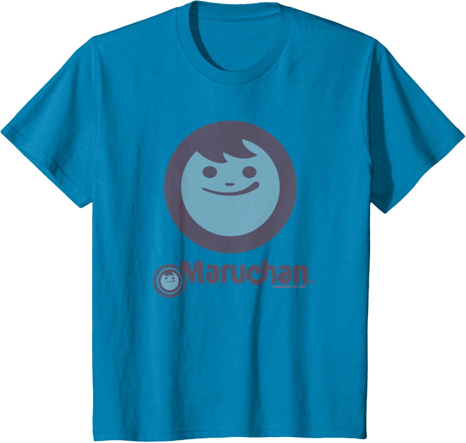 image:imageMaruchan Instant Smile Big Face Logo TShirtSapphire Blue