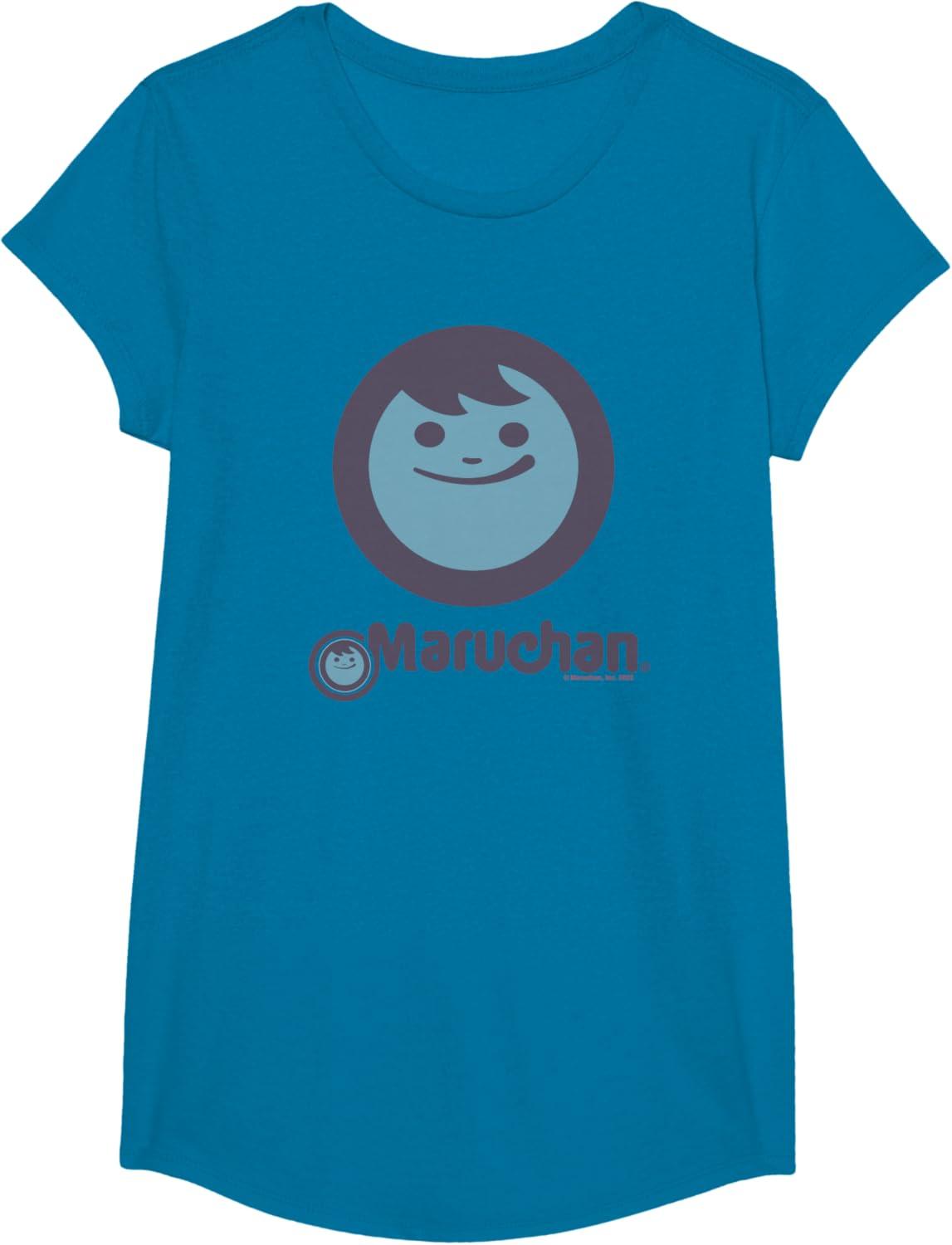 image:imageMaruchan Instant Smile Big Face Logo TShirtSapphire Blue