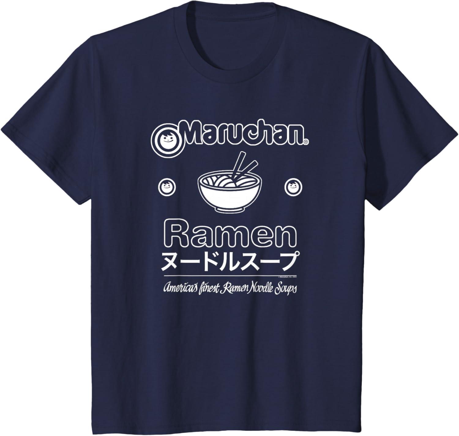 image:imageMaruchan Katakana Americans Finest Ramen Noodle Soup TShirtNavy Blue