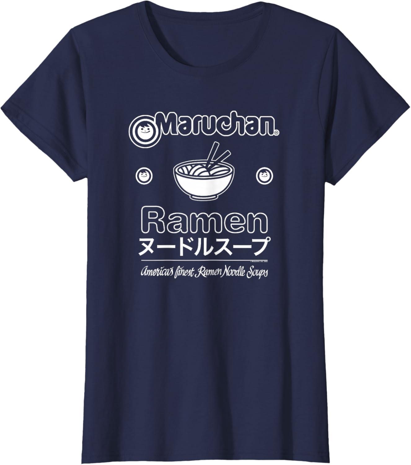 image:imageMaruchan Katakana Americans Finest Ramen Noodle Soup TShirtNavy Blue
