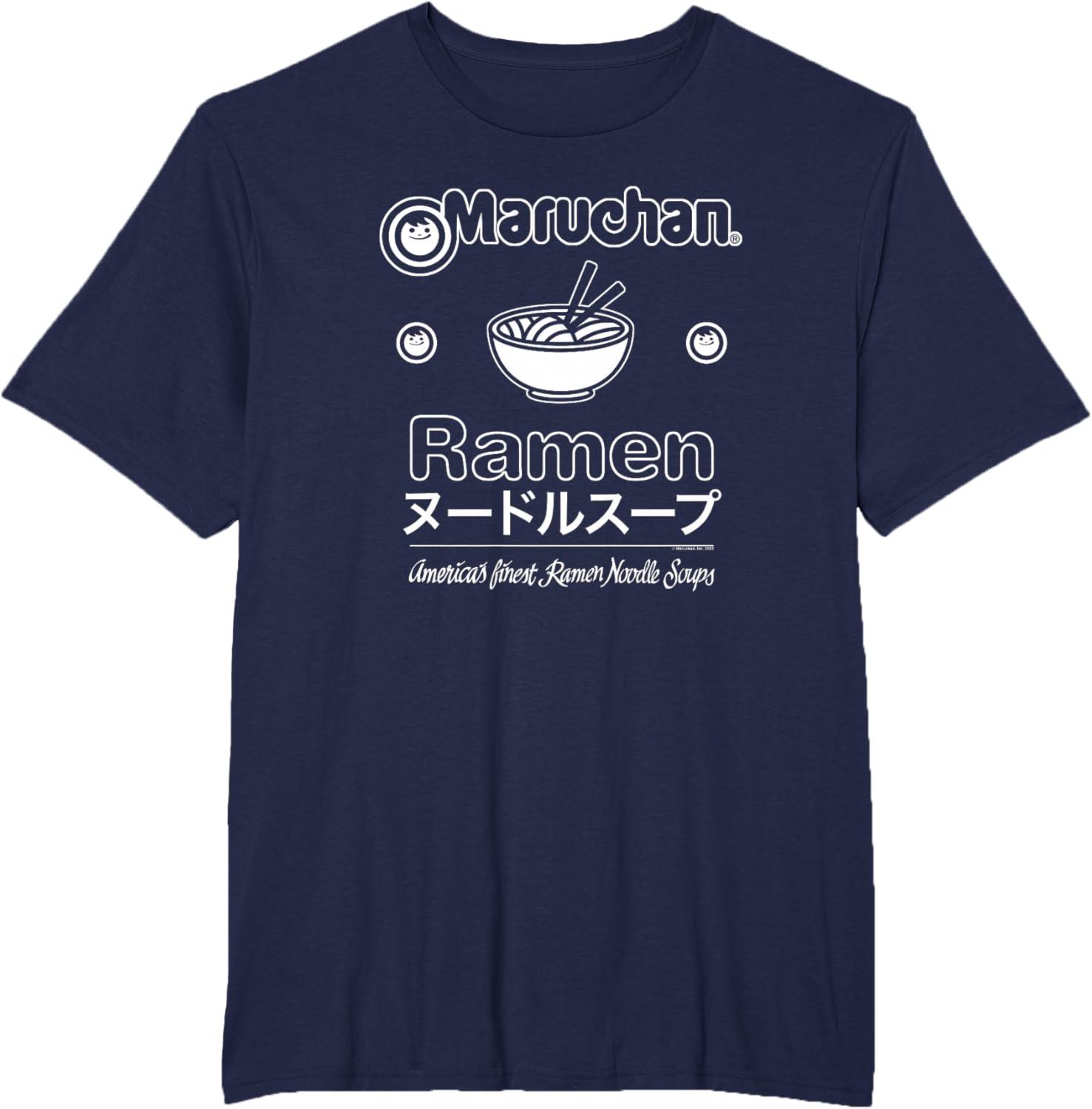 image:imageMaruchan Katakana Americans Finest Ramen Noodle Soup TShirtNavy Blue