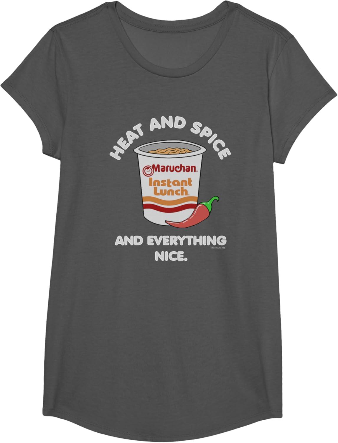 image:imageMaruchan Ramen Cup Heat And Spice Food Quote TShirtAsphalt Grey