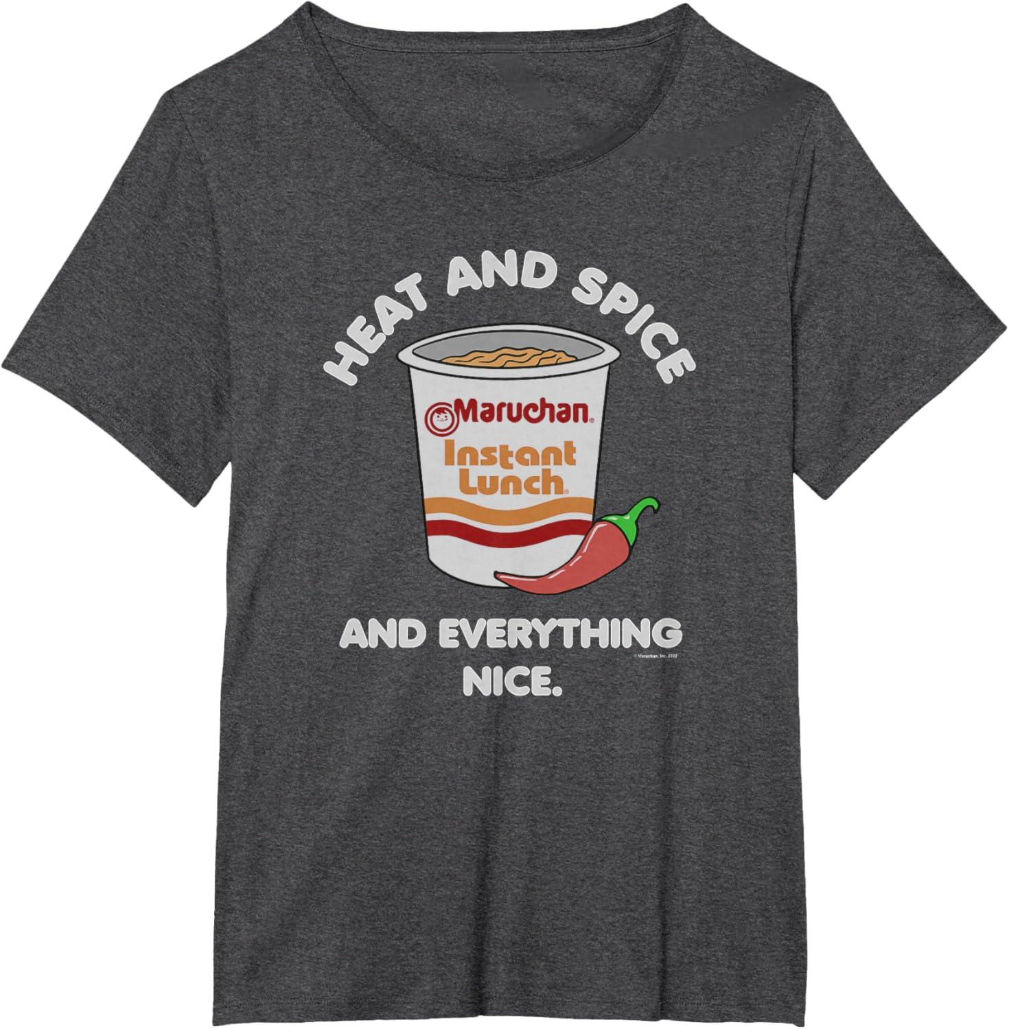 image:imageMaruchan Ramen Cup Heat And Spice Food Quote TShirtDark Heather Grey