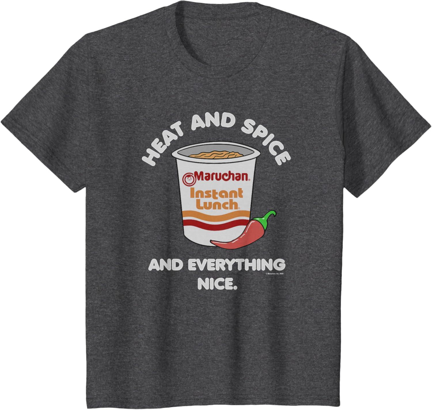 image:imageMaruchan Ramen Cup Heat And Spice Food Quote TShirtDark Heather Grey