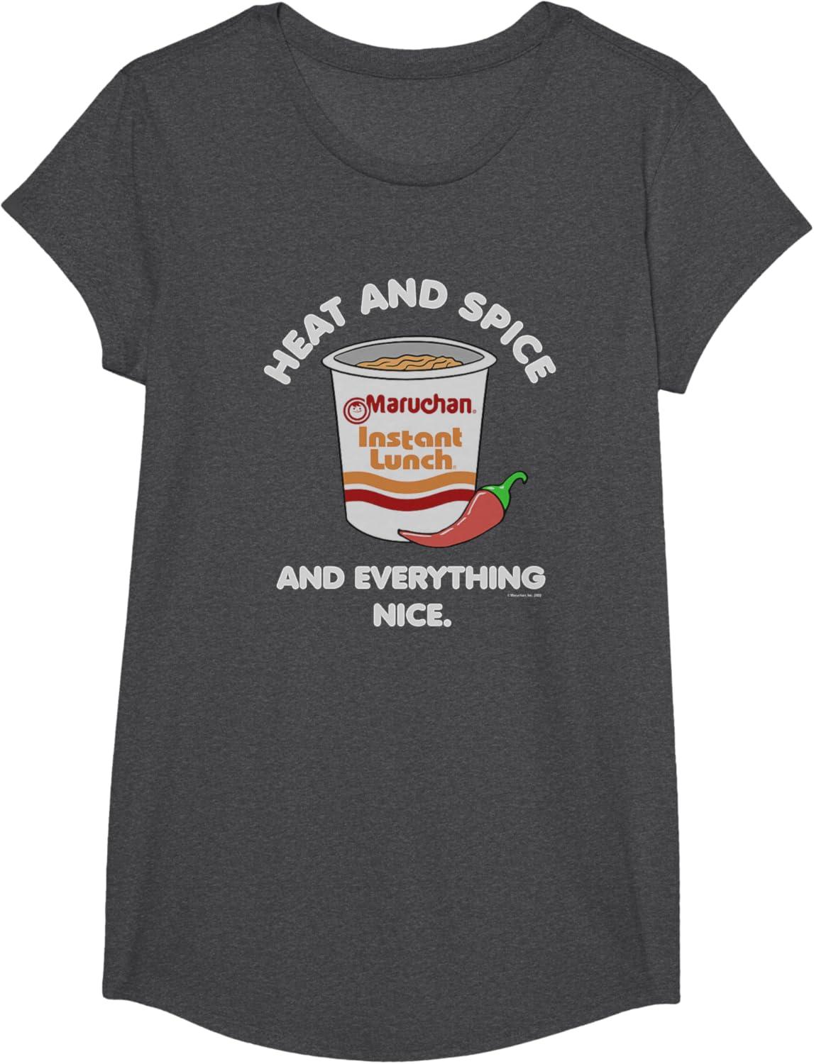 image:imageMaruchan Ramen Cup Heat And Spice Food Quote TShirtDark Heather Grey