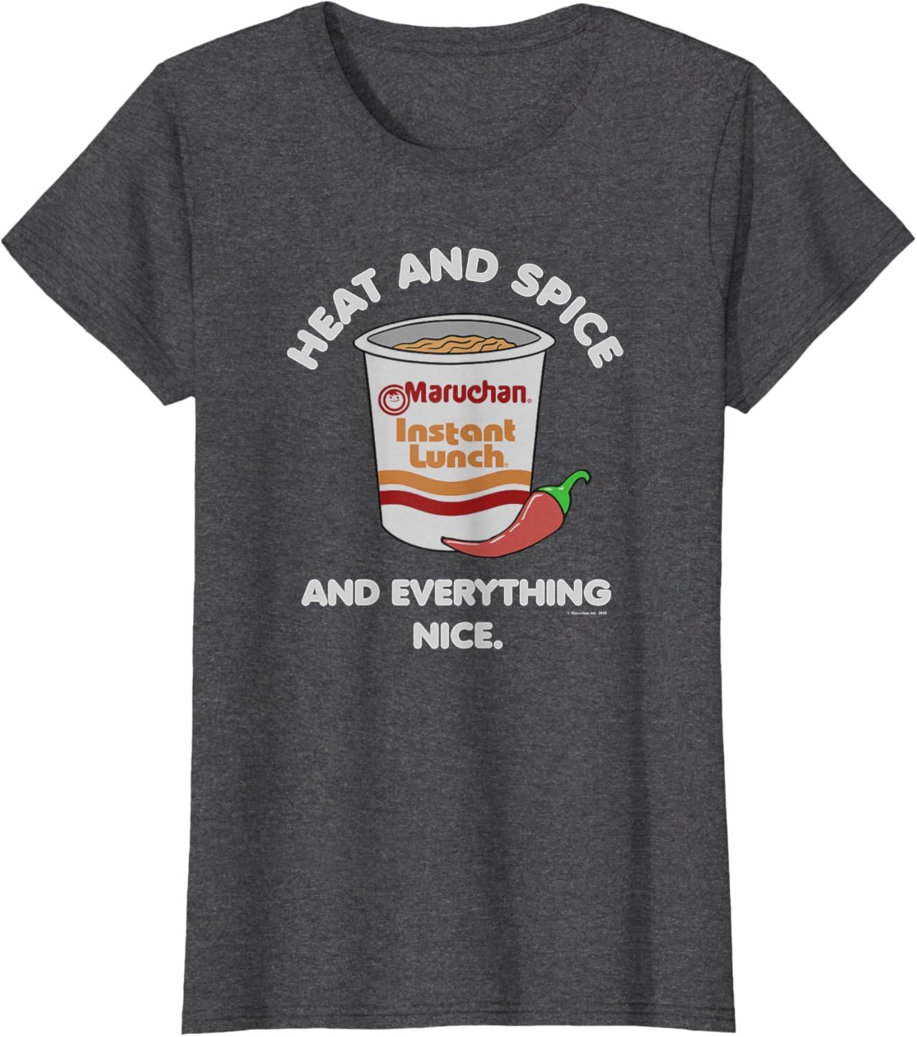 image:imageMaruchan Ramen Cup Heat And Spice Food Quote TShirtDark Heather Grey