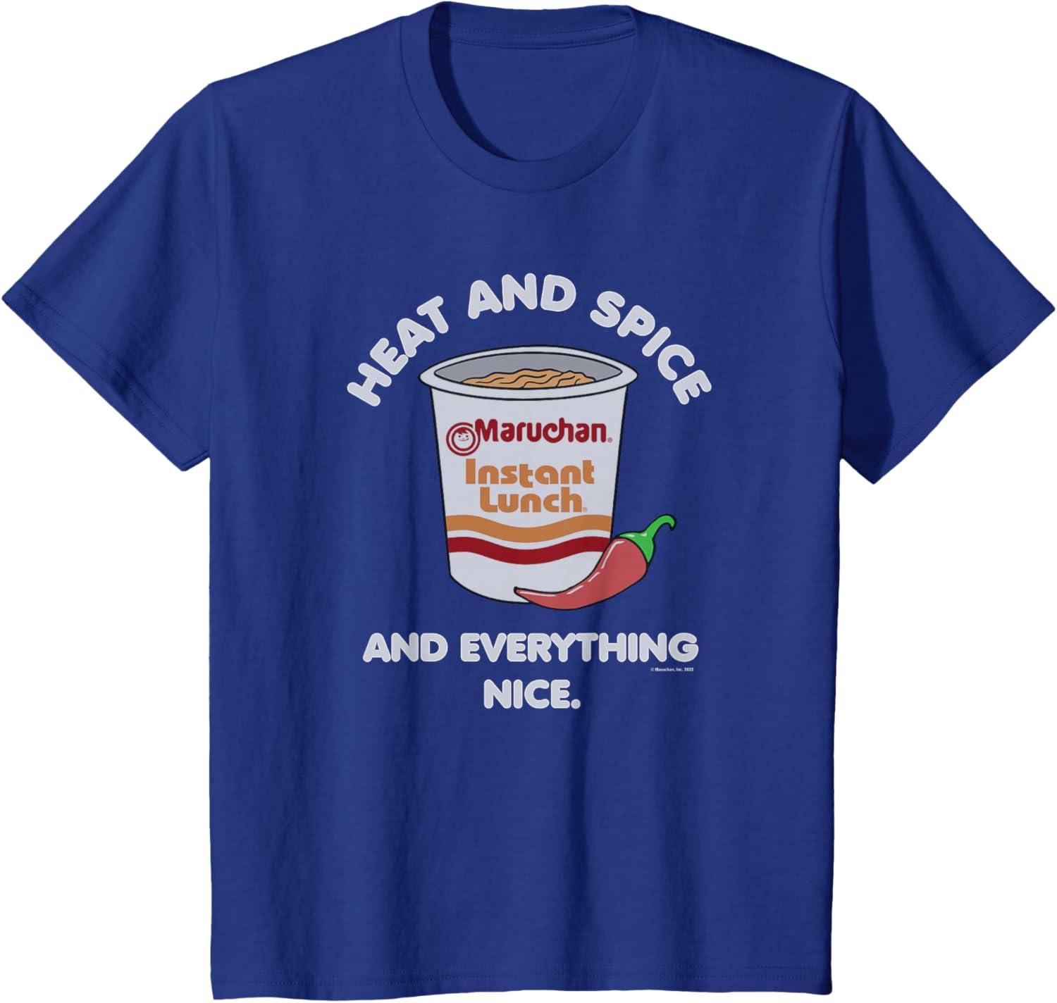 image:imageMaruchan Ramen Cup Heat And Spice Food Quote TShirtRoyal Blue