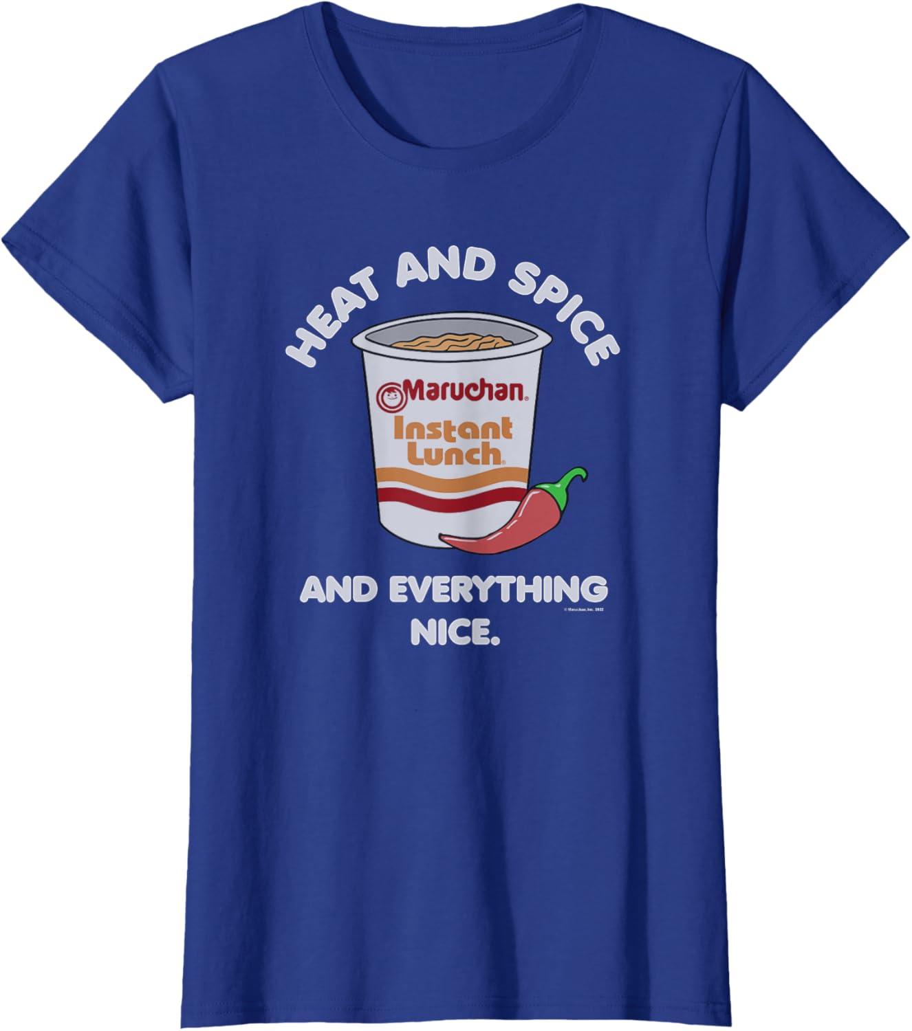 image:imageMaruchan Ramen Cup Heat And Spice Food Quote TShirtRoyal Blue